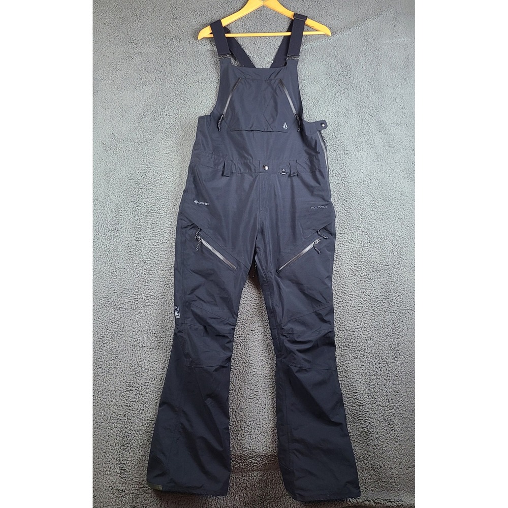 Volcom Recco GORE-TEX Bib Overalls Black Mens Medium Snowboard Ski Pants
